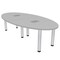 Skutchi Designs 45 in W, 96 in L, 29 in H, Engineered Wood Top, Grey H-OVL-4693-PT-01-EL - alternate 1